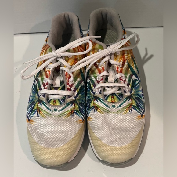 Footjoy Leisure Spikeless Floral Tropical Design Lace‎ Up Women’s Golf Shoes 7.5 - Picture 2 of 10